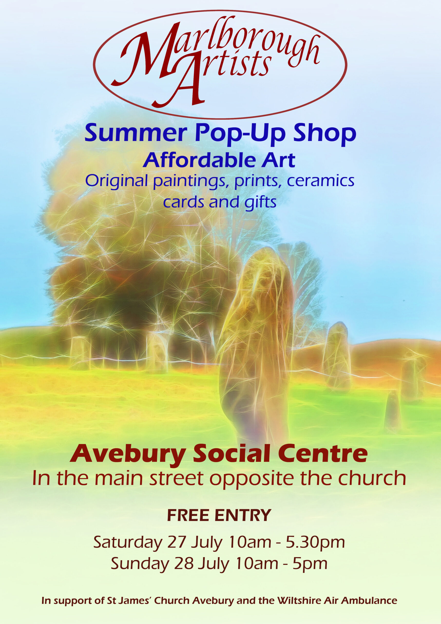 Avebury 2024 Summer Show Poster L